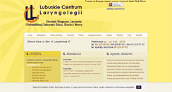 Desktop Screenshot of lcl-laryngolog.pl